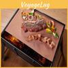 5pc High Quality Copper Bbq Grill Mat Set For Efficient And Healthy Cooking