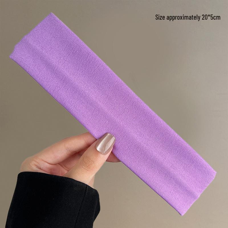 Unisex Sweat-Absorbing Yoga Headband for Sports, Fitness, and Face Washing