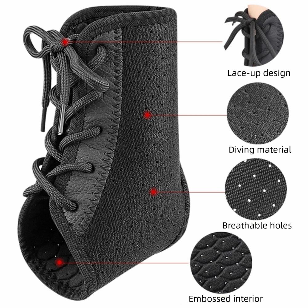 Adjustable Ankle Support Breathable Ankle Strap Durable Lace Up Ankle Brace Sport Fitness
