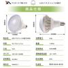 FUXI X-F LED Beam Bulb, E39 Base, 50W, Equivalent to 500W Ballastless Mercury Lamps, Replacement for Mercury Lamps, LED High Bay Lighting, PAR56,