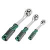 Fly Ratchet Wrench Set: Large, Medium, Small - 24T Straight, 72T Bent, Quick Release, Reversible, Auto Repair Tools
