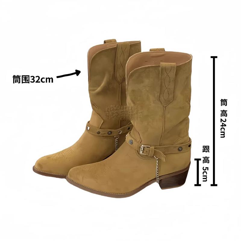 Fashion Women Chelsea Boots Mid Heels Designer Shoes Fashion Woman Boots 2025 Winter Chelsea Boots Goth Gladiator Botas Mujer Zapatos