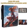 400pcs/900pcs EVA Card Neon Genesis Evangelion Card Album Book Folder Anime Collections Zipper Cards Binder Holder Toy Gift