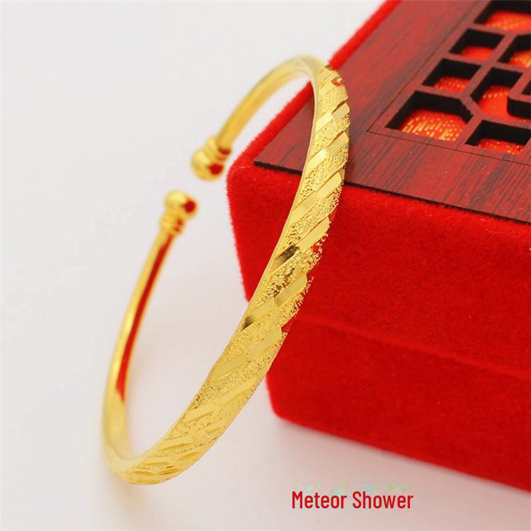 

Долговечный вьетнамский золотой браслет с открытыми звездами из песка – свадебные украшения с европозолотой