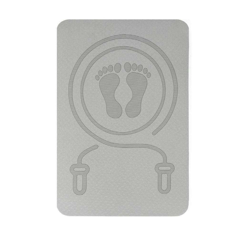 Anti-noise Yoga Fitness Mats Non Slip Skipping Mat Floor Mats Jump Rope Mat  Home