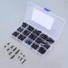 380Pcs Nylon Standoff Set with Spacers, Screws, and Nut 3mm Nylon Hexagonal Washer Nut with Storage Box Enduring