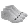 Skechers 3pk Unisex Non Terry No Show, Unisex grey Socks