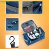 Waterproof Travel Toiletry Bag – Durable Cosmetic Pouch with Hanging Hook for Bathroom & Trip