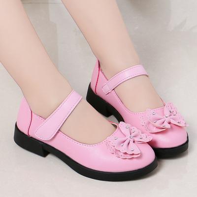 Mode Vielseitig Mädchen Leder Schuhe Frühling und Herbst Koreanische Version Kleines Mädchen Kleine Prinzessin Schuhe Kinder der Einzelnen Schuhe Performance Schuhe
