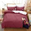 Cool Hataraku Maou Sama Bedding Set Duvet Cover 2 Pillowcases Isekai Comedy Anime Maou Sadao Emi Yusa Fast Food Casual Bedroom D