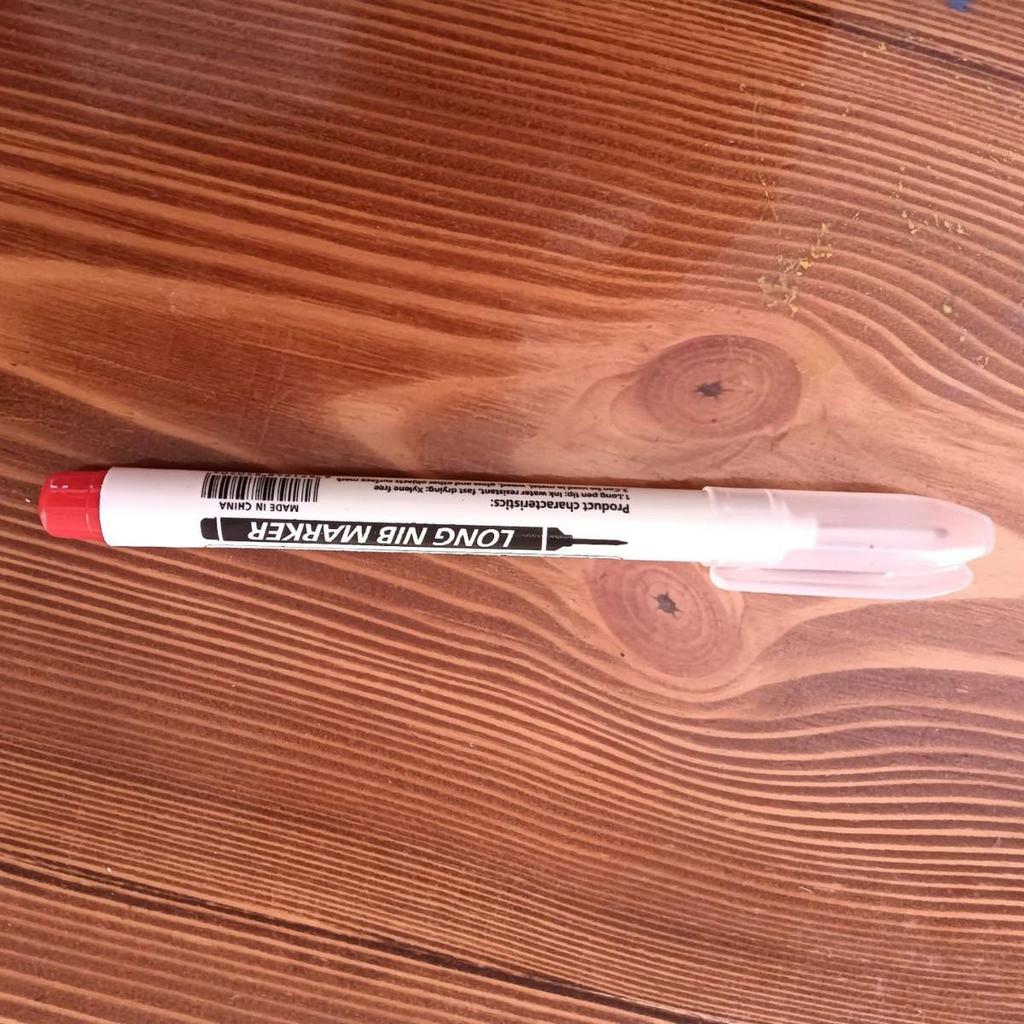72-Hour Cap-Off Long-Tip Woodworking Marker
