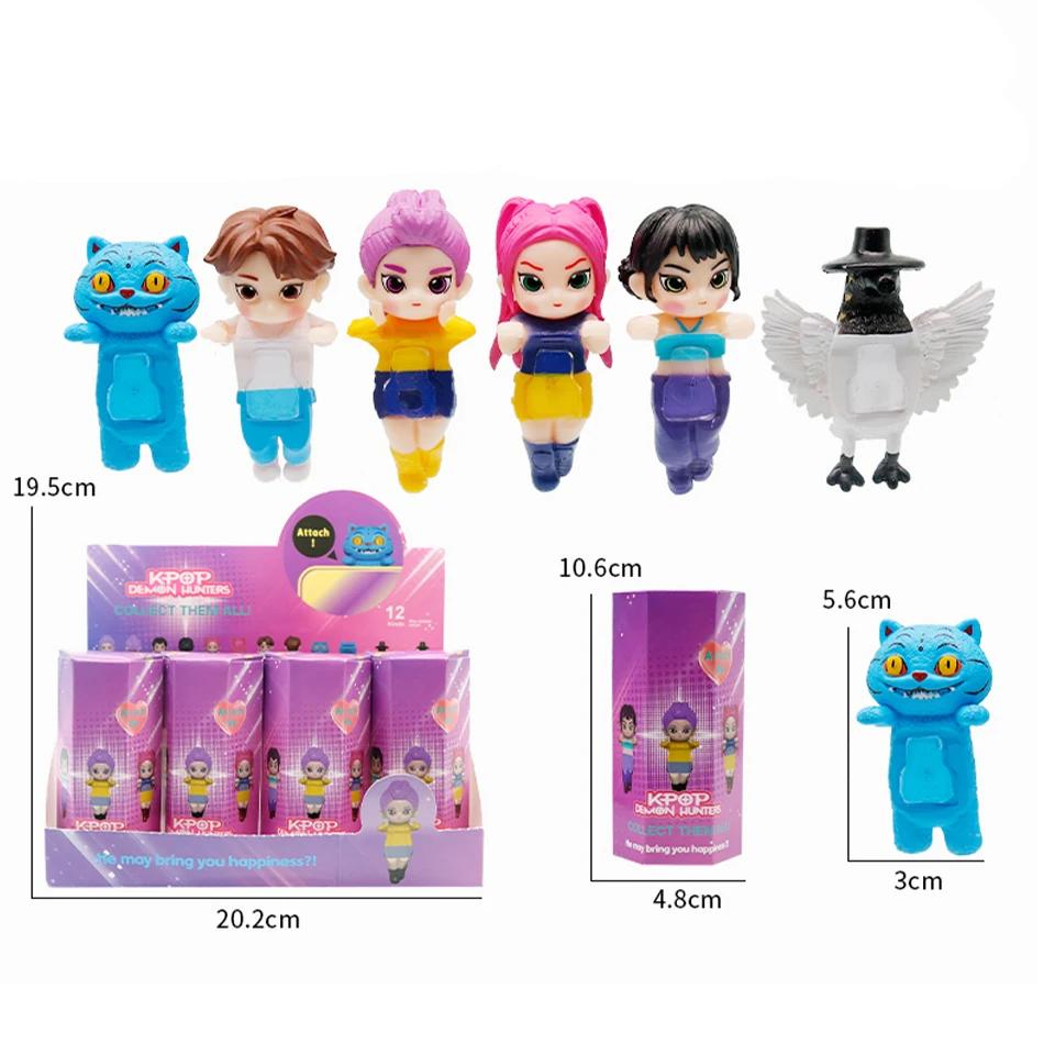 $$_%Demon Hunters Blind Box Devil Saja Collect Anime Figure Party Cosplay Gaming Cartoon Huntrix Decorative Christmas Gift_@