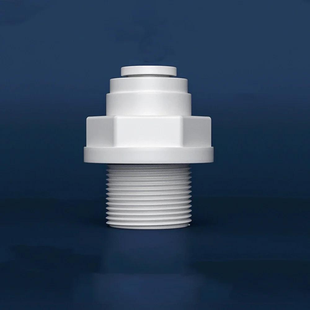 Fit 6.35mm Tube X Male Female Thread 1/2" BSP POM Quick Fitting Connector For Aquarium RO Water Filter Reverse Osmosis System