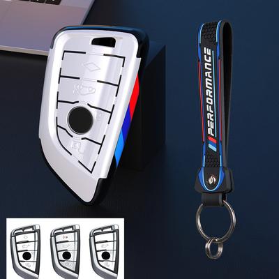 GQXN4 Carbon Fiber Car Key Cover Case Holder Shell Bag For X1 X3 X4 X5 F15 X6 F16 G30 7 Series G11 F48 F39 525 F30 118i 218i 320i