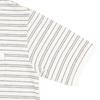 BlueTail WhiTe STripe Crop ShorT Sleeve T shirT azb2Ts06wT