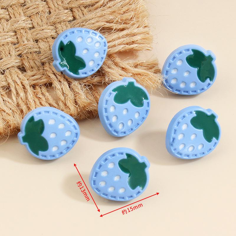 Children's Colorful Strawberry Button Cardigan Sweater