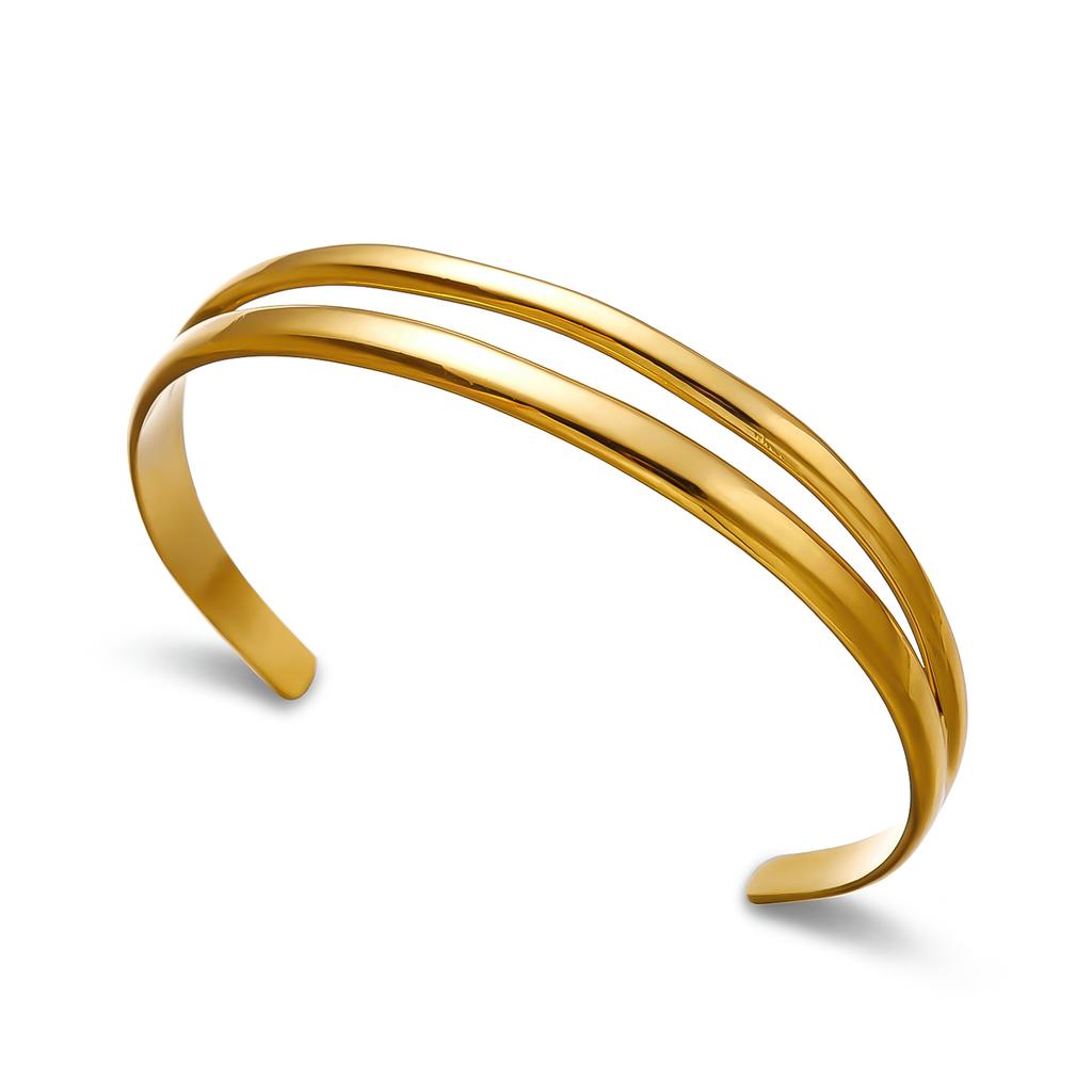 Fashion Vintage Flower Cuff Bracelet for Women Trendy Gold Color Metal Wide Flower Opening Bangles Charms Elegant Party Jewelry