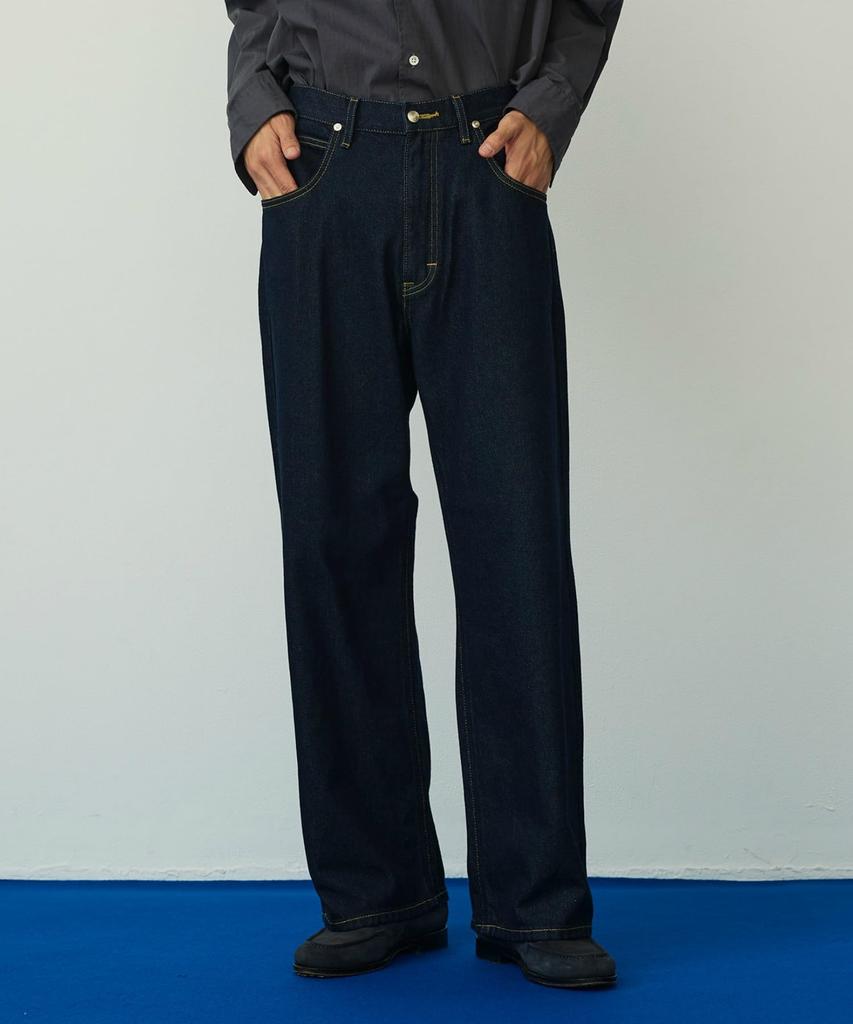 Lee Wide Straight Denim One Men's Pants, Wash/Rinse