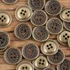 Guziki Vintage 12mm Antyczne - Opakowanie 10 sztuk do Szycia i Rękodzieła