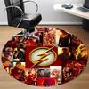 1pc Flash Speed Office Round Area Rug, Under Office Chairs Bedroom Living Room Home Decor, Room Deco, Available in Various Sizes