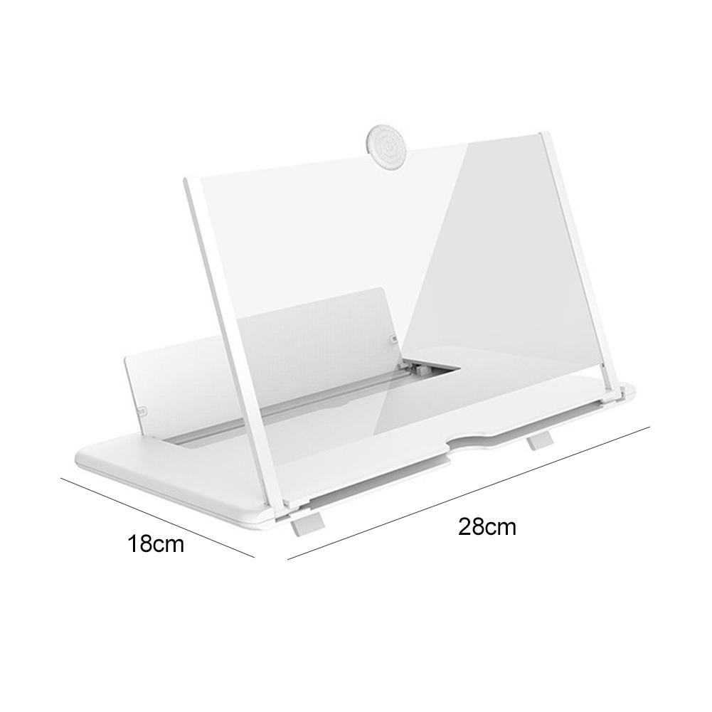 Folding Mobile Phone Magnifying Glass 8inch 3D HD Cell Phone Screen Amplifier HD Projector Screen Enlarge Magnifier Phone Holder