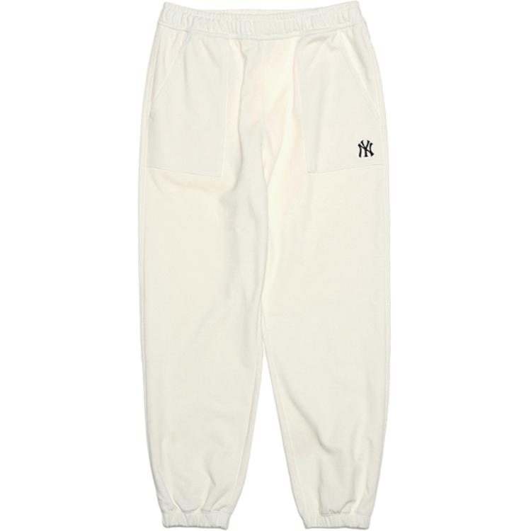 New MLB New York Yankees Casual Pants Unisex Ivory 3APTB0351-50IVS