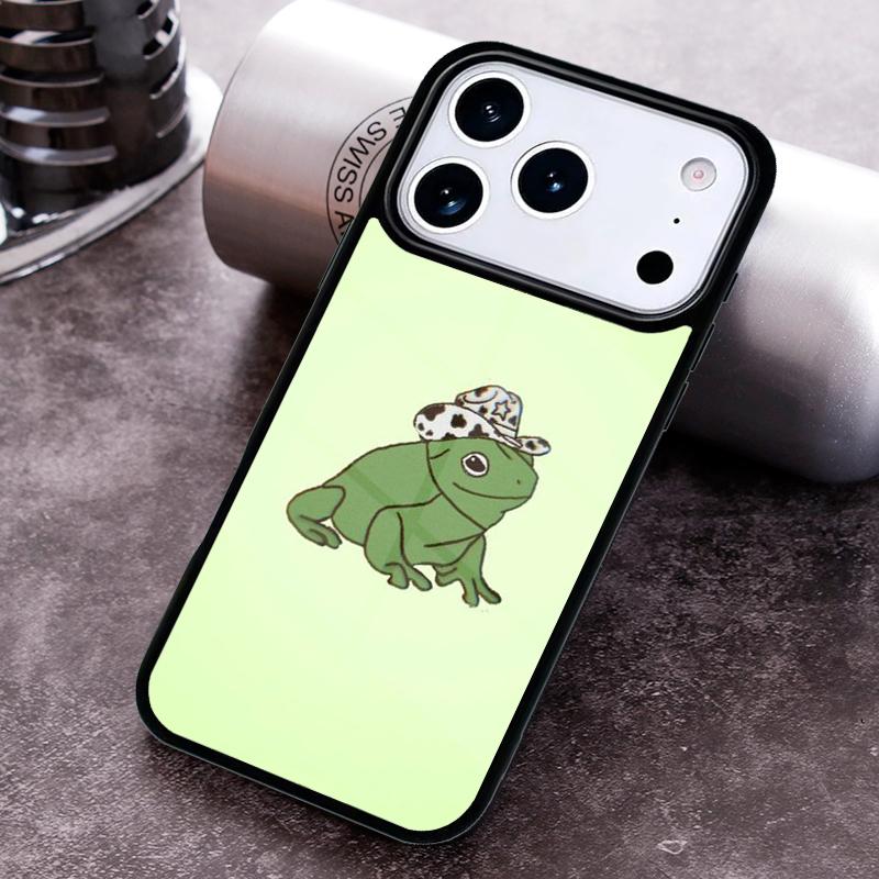 Cartoon Frog Phone Case For iPhone 17 16 15 14 13 12 11 Pro Max Plus 17Air Soft Silicone Cover