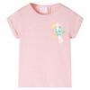 Children's Short-Sleeved T-shirt, Light Pink, 116