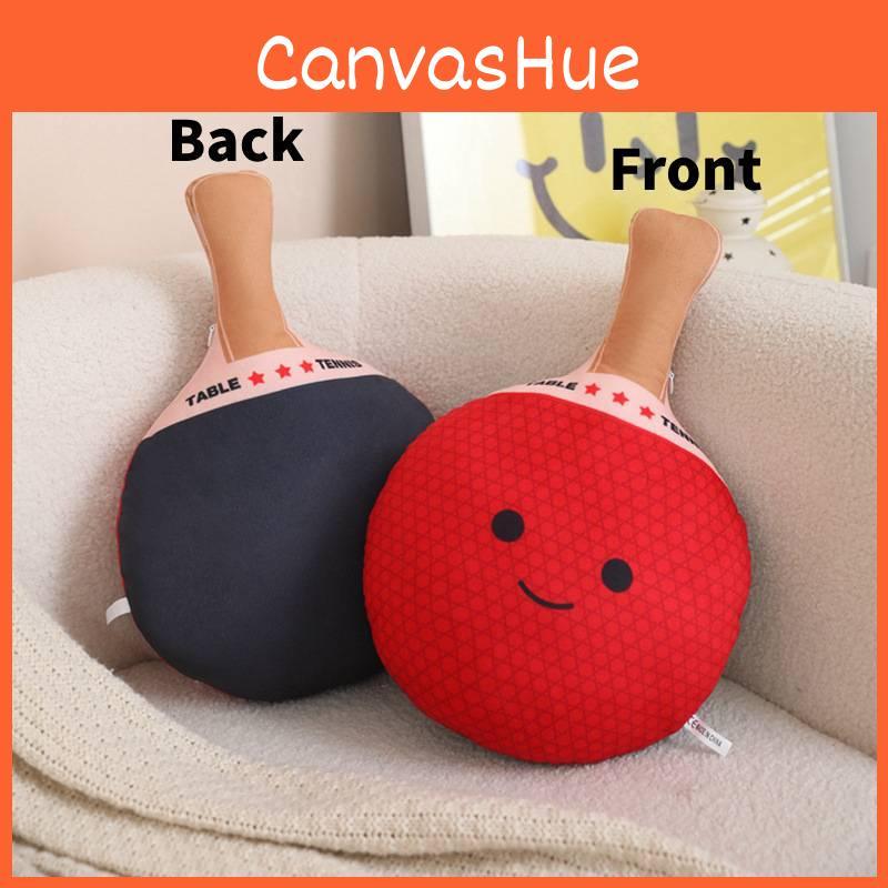 Table Double Sided Tennis Racket Plush Toy Cartoon Girl Kid Festivals Gifts