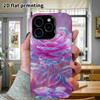 Phone Case: 2D Flat Design Suitable for iPhone 18 17 16 15 14 13 Pro Film Protective Case, Couple Style, Iridescent Rose, Christmas and Halloween Gift