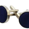 2Pcs Black Men Cufflinks Tuxedo Cuff Links Stylish Classic for Wedding