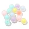 200PCS Craft Beads 12mm Jewelry Making Part Decorative Beads Beads Acrylic Texture Loose Beads Set for Jewelry Making