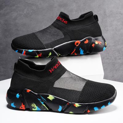 35-47 chaussures de sport en maille pour femmes, chaussures de course basses en tricot confortable, chaussures de marche respirantes décontractées