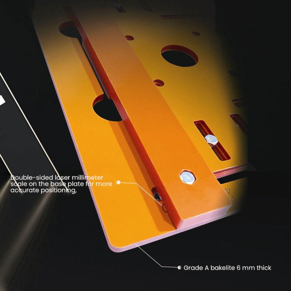 Cutting Machine Base Plate Saw Guide Plate 45° Diagonal Cutting Guide Rail Bottom Plate