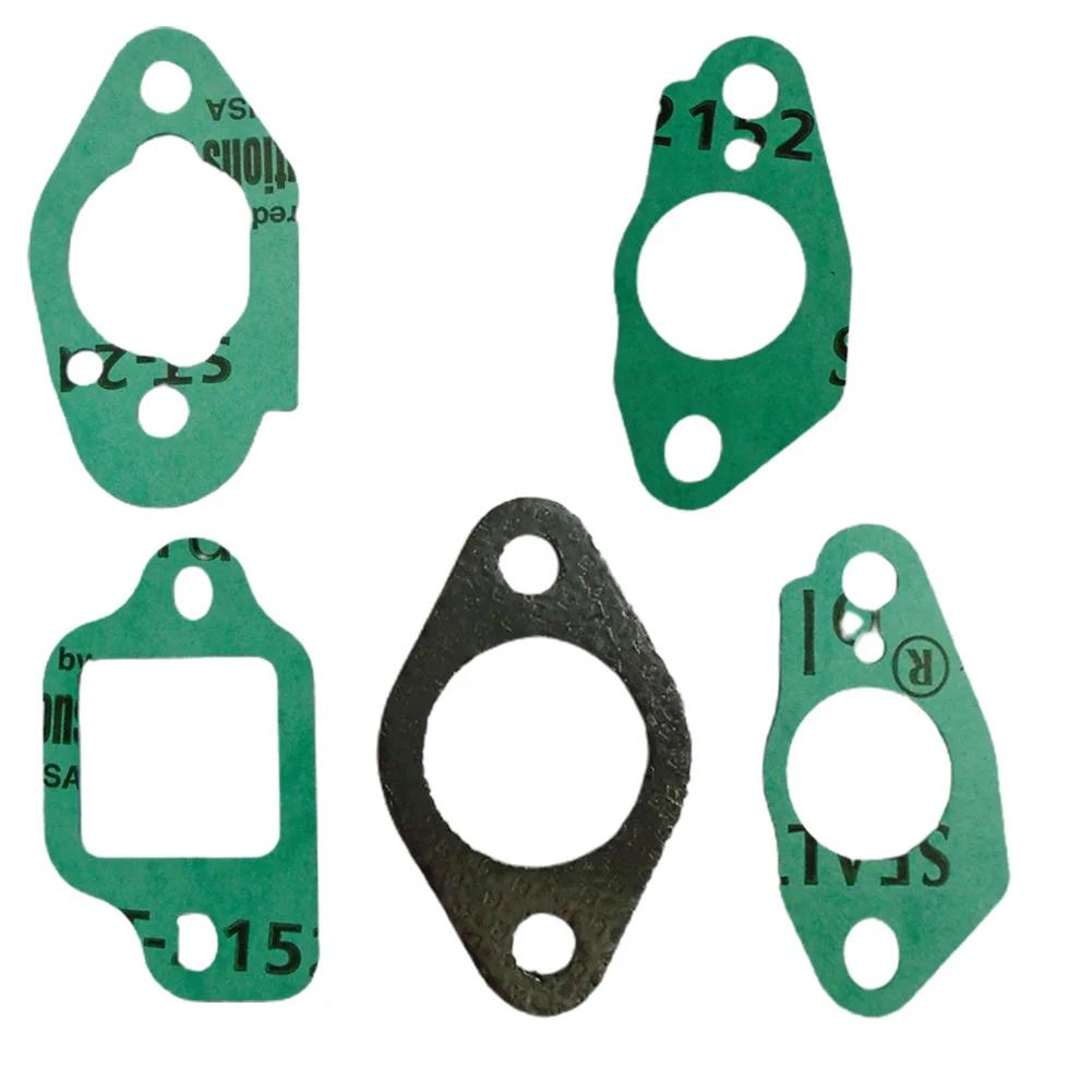 5pcs Garden Gasket CARBURETTOR GASKET SET FOR HONDA IZY HRG465 GCV135 GCV160 GC135 GC160 465 GCV Lawn Mower Parts