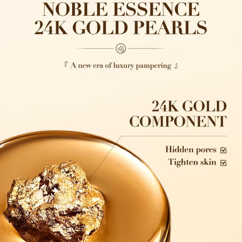 Ser de Apă cu Colagen și Perle de Aur 24K SADOER Hidratant și Hidratant