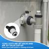 2Pcs Ground Pool Air Injection Valve Replacement Cap 12363 12373 Swimming Pool Air Jet Valve & Cap Easy To Install