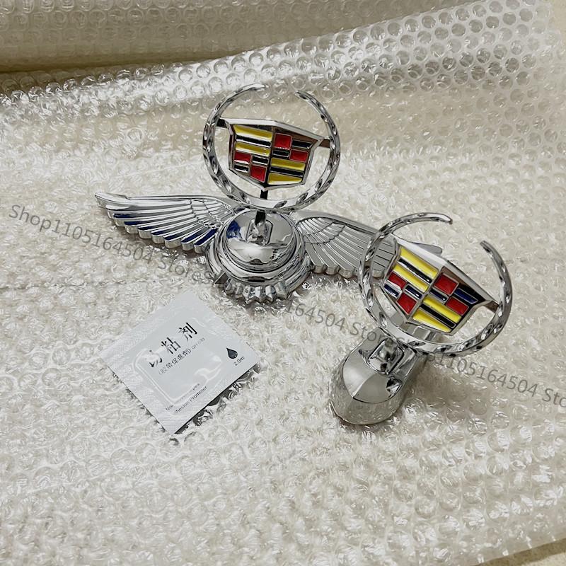 AADI1 1 buc Capac Emblema Metalic 3D pentru Capotă Auto pentru Cadillac ATS CTS Escalade SRX XTS XT5 STS CT5 CT6 BLS Deville