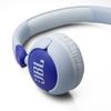 JBL Junior 320 / Kids' / On-Ear Headphones / Volume Control / Built-in Microphone / Customizable Stickers Included / Blue / JBLJR320BLU