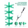 10pack PVC Fishing Beads Soft Baits Stoppers Simple Installation For Competition Leisures Fishing