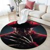 Horror Character pattern round rug,Carpet Rug for Living Room Bedroom Sofa Playroom Decor,Non-slip Floor Mat,Holiday Gifts and Birthday Gifts.