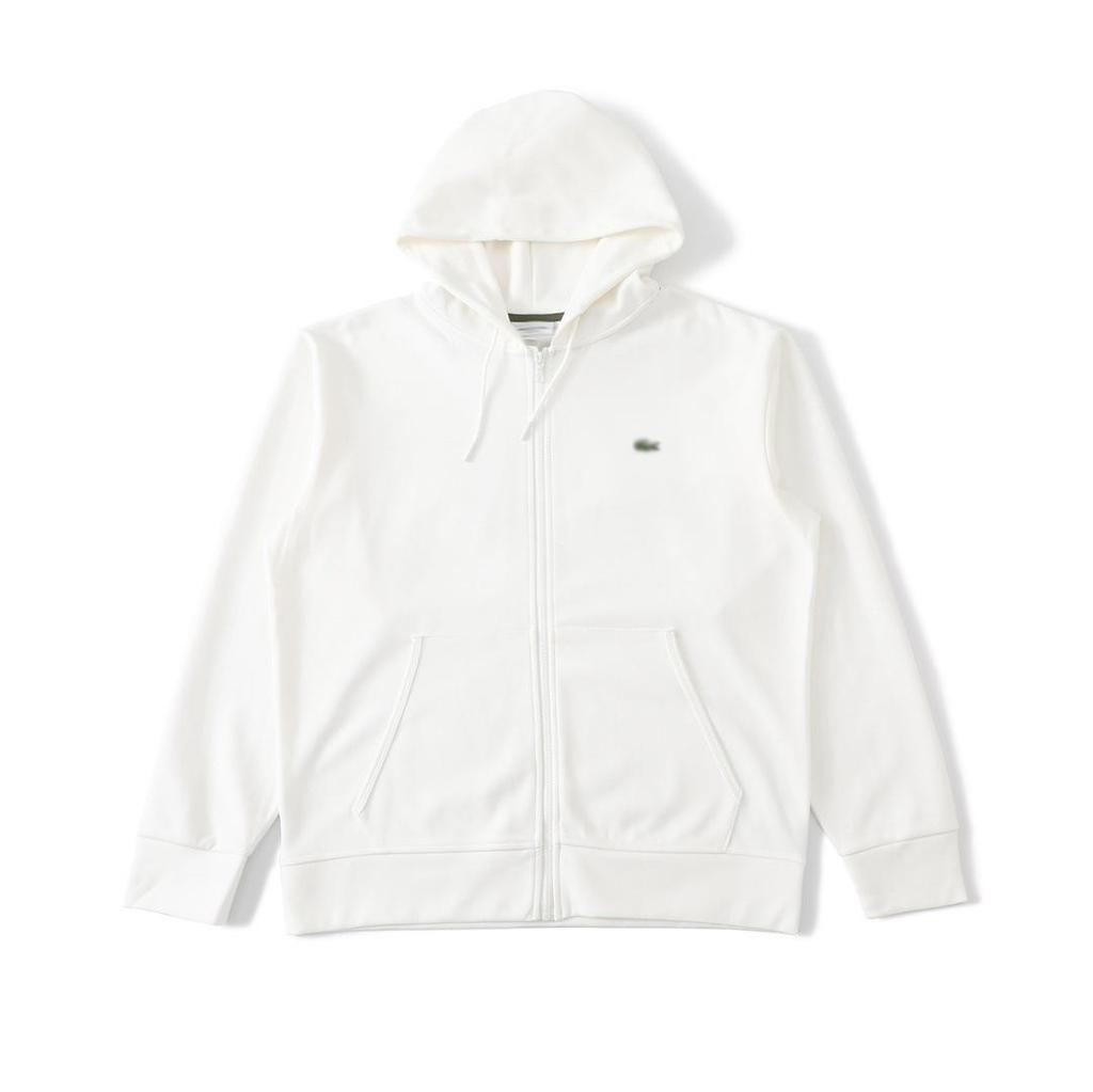 Felpa con cappuccio unisex ricamata French Crocodile con logo a forma di pesce