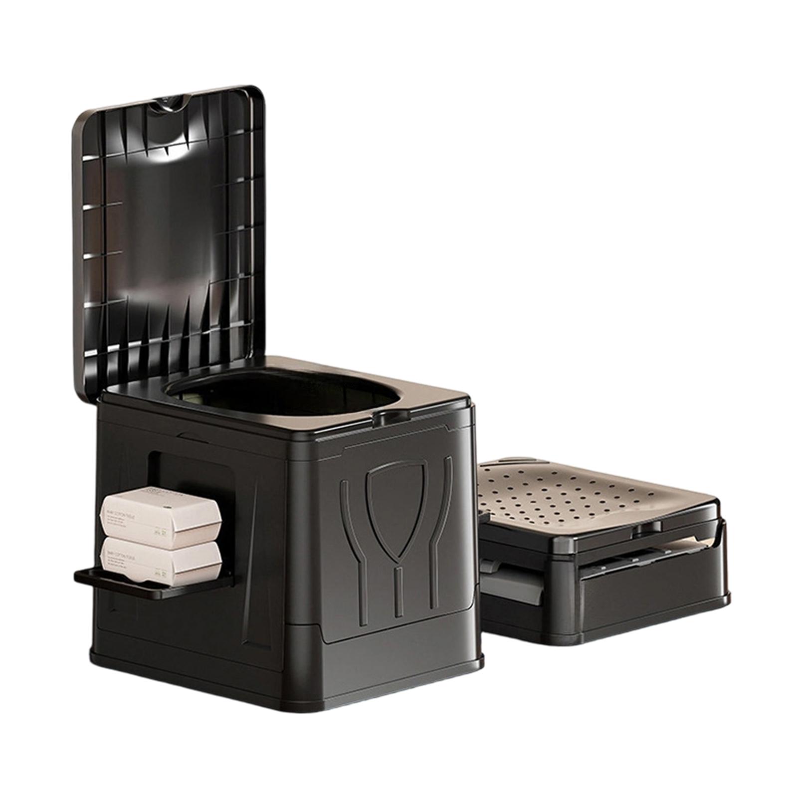 

Портативный туалет для автомобиля, портативный туалет для взрослых для кемпинга и каравана - без запаха, аварийный унитаз для автопутешествий One Size