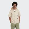 Timberland Solid Color Outdoor Casual Work Shirt Comfortable Short Sleeve Men Shirts Light-Earth A6QRW-269
