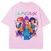 Kpop Anime Demon Hunters Huntrix Derpy Tiger Tshirt Men Women Aesthetic Vintage T Shirts Oversized Cotton Classic Street T-shirt