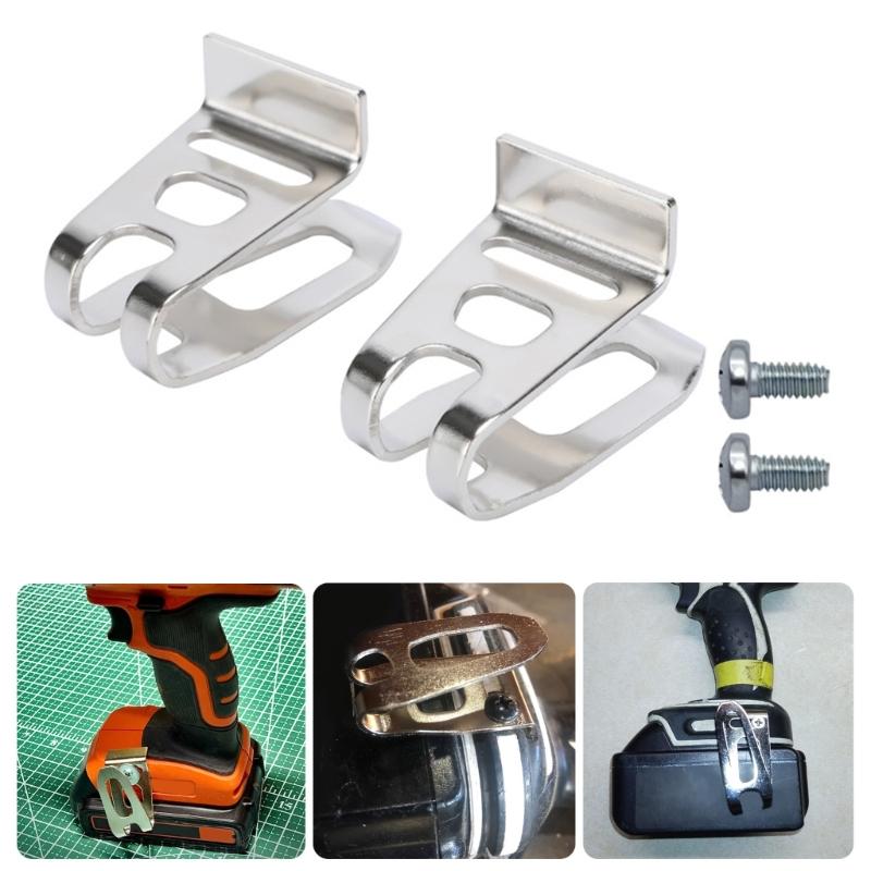 Stainless Steel Tool Belt Clip Secure Fastening Suitable for Workshop and Job Sites Use Safe Convenient Belt Attachment