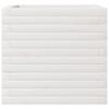 Vidaxl Garden Pot, White, 50X50X45.5 Cm, Solid Pine Wood