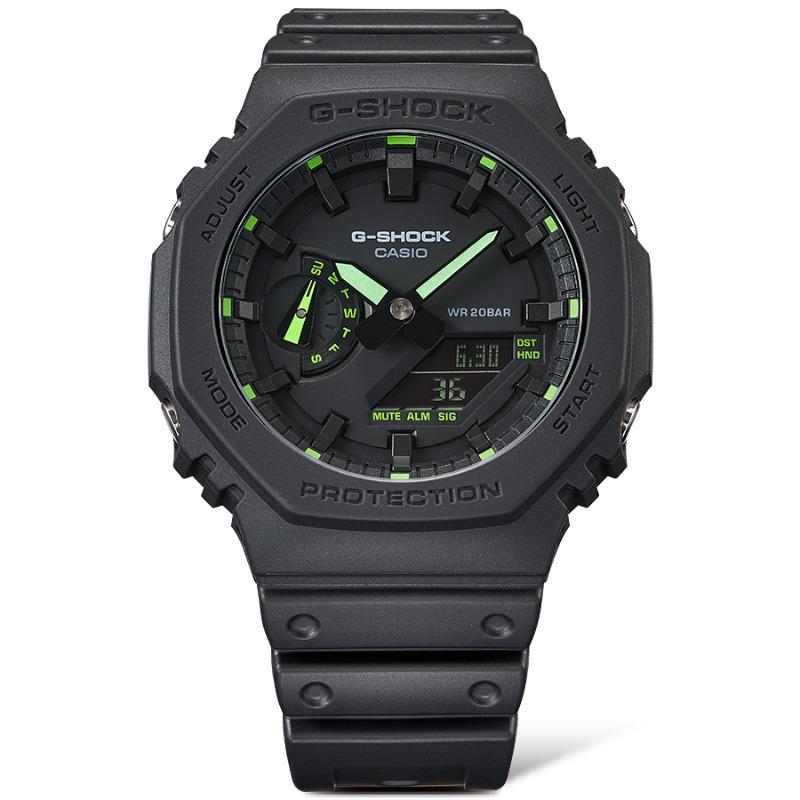 Casio Men's Resin 200M Water Resistant Digital Shock Resistant Quartz Watch GA-2100-1A3