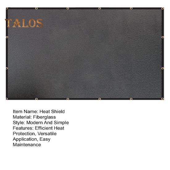 Feuerfeste Hitzeschild-Grillmatte für die Wand hinter dem Grill. Schützt Deckzaun vor Grillhitze, Herdwandschutz, Kühlschrank, Grillmatte, Zubehör für