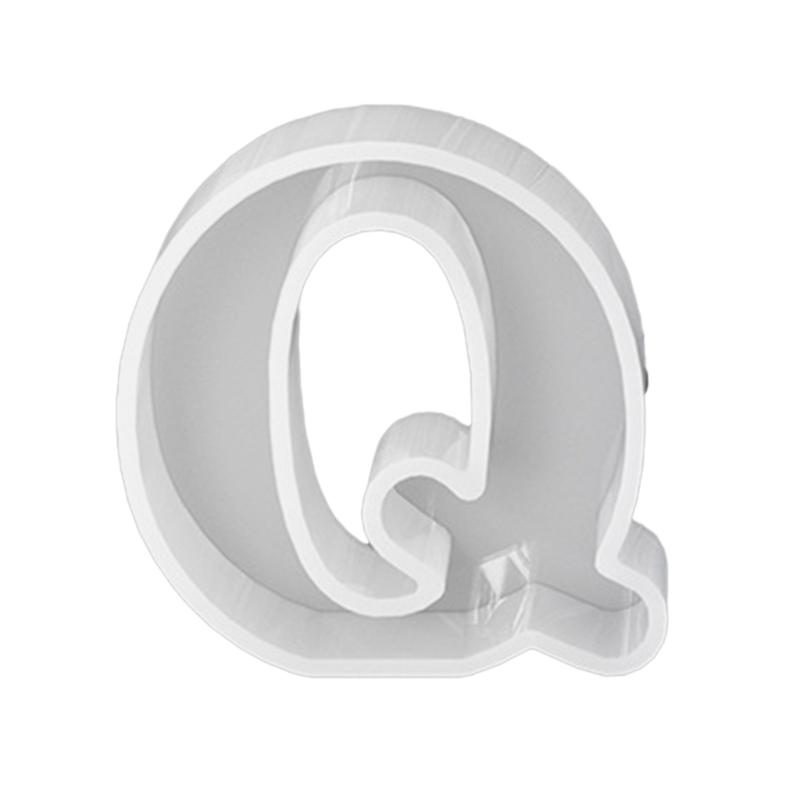 Silicone Pendant Mold Clay Molds Letter Shaped Silicone Keychain Moulds Pendant Accessories Gift for Hand Making Lover